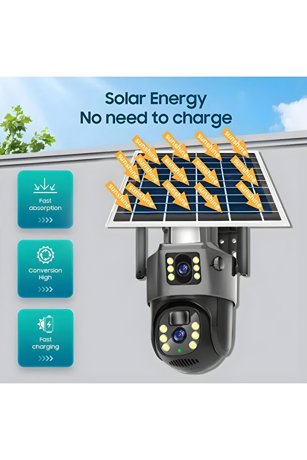 Mıka 4G Sim kartlı Solar kamera - 6