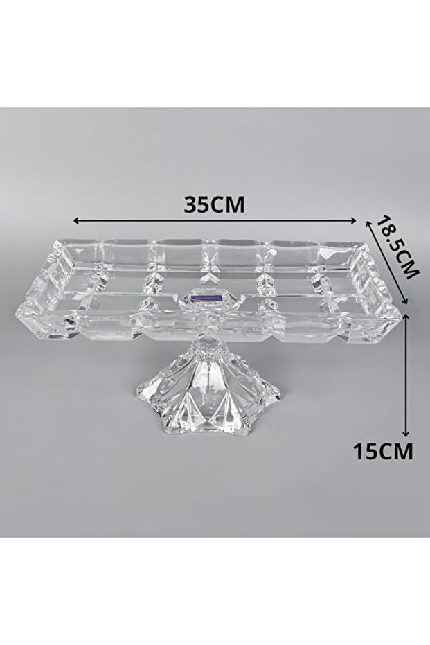 صينية تقديم زجاجية مستطيلة - 3