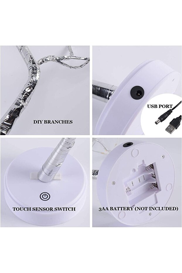Light Tree Table Top LED Shimmery Tree Light - 7