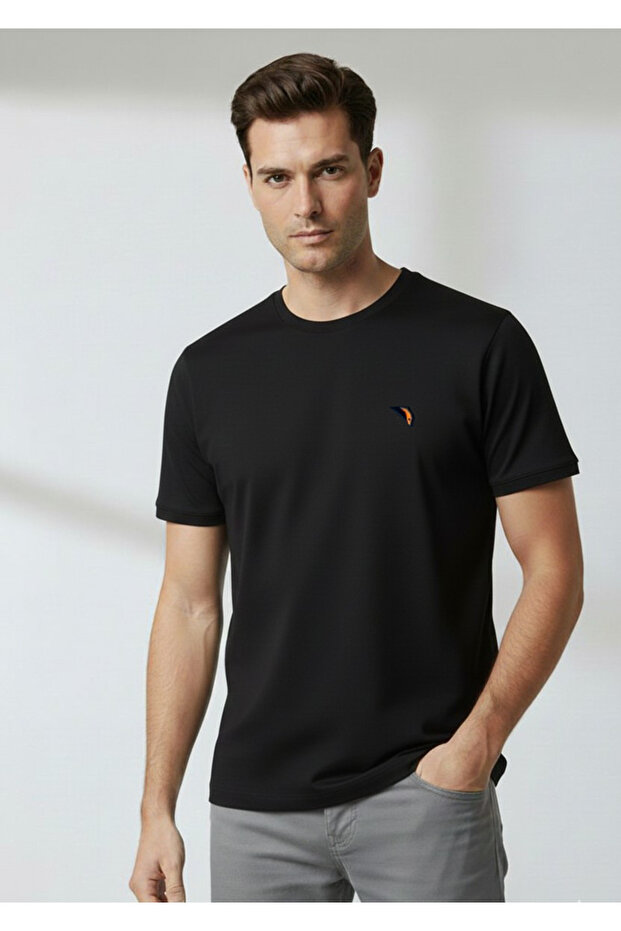 Pamuktan Örme T-shirt - 1