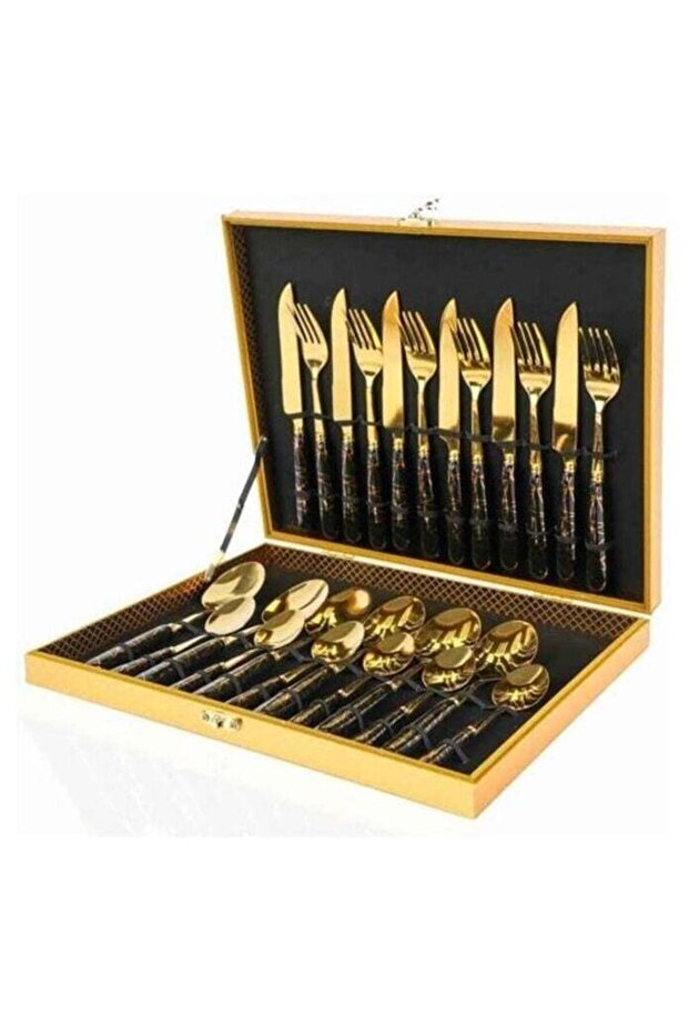 AtrauX Portable Utensils, Travel Camping Cutlery Set, Portable Case, Stainless Steel Flatware set, G