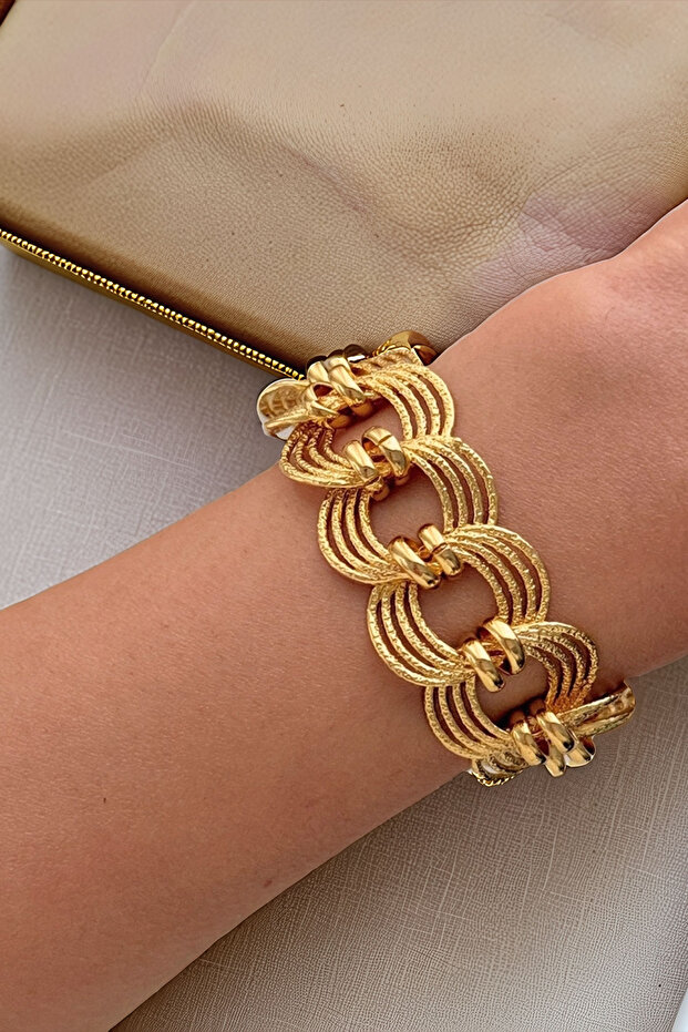Altın2 Kuyumcu Model Kadın Gold Bileklik - 2
