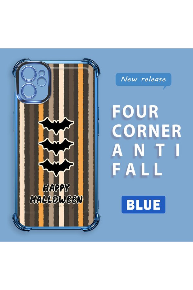 iPhone 11 Compatible Transparent Silicone Case Batman Pattern Camera Protection Anti-Shock