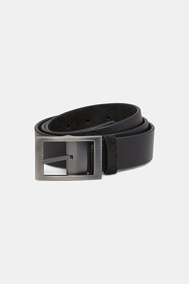 SİYAH DERİ KEMER - 1