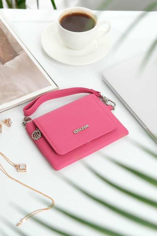 Women's 100% Genuine Leather Minimalist Stylish Card Holder