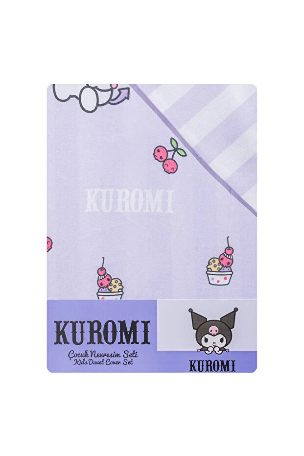Lcw Home Mor Kuromi Printed Girls' Duvet Cover Set - 3