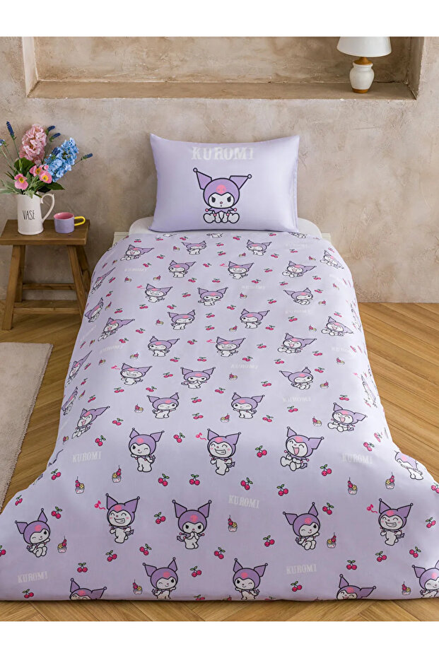 Lcw Home Mor Kuromi Printed Girls' Duvet Cover Set - 2