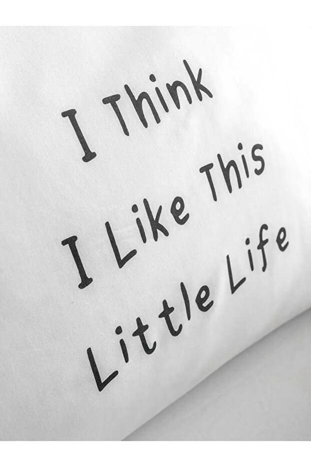 Lcw Home Black Striped Double Duvet Cover Set - 5