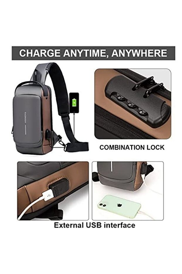 حقيبة كتف آمنة من رحمة ستايل - 4