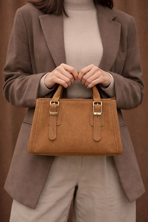 Mini Süet Çapraz Çanta - 1