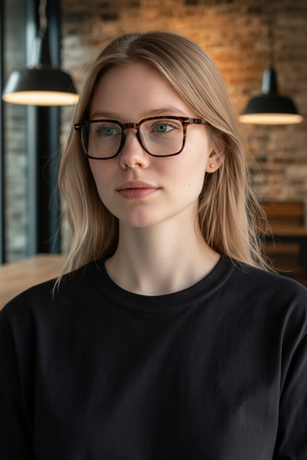 نظارات واقية من الضوء الأزرق متوافقة مع القطع المربع، نظارات واقية من الضوء الأزرق قابلة للاستبدال، ليوبارد - 2