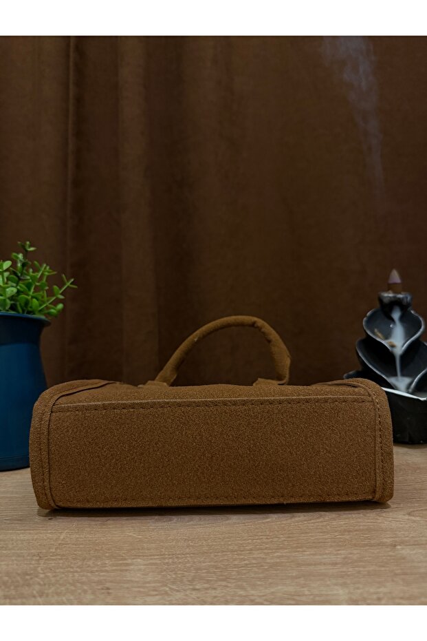 Mini Süet Çapraz Çanta - 8