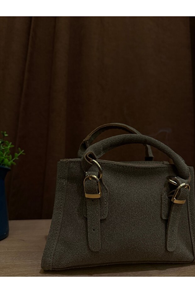 Mini Süet Çapraz Çanta - 3