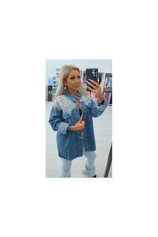 HELOISSE 1 BLUE JACKET - BLUE, ONE SIZE - 2