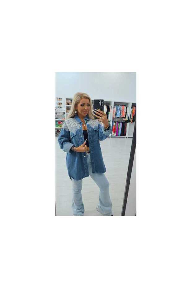 HELOISSE 1 BLUE JACKET - BLUE, ONE SIZE - 3