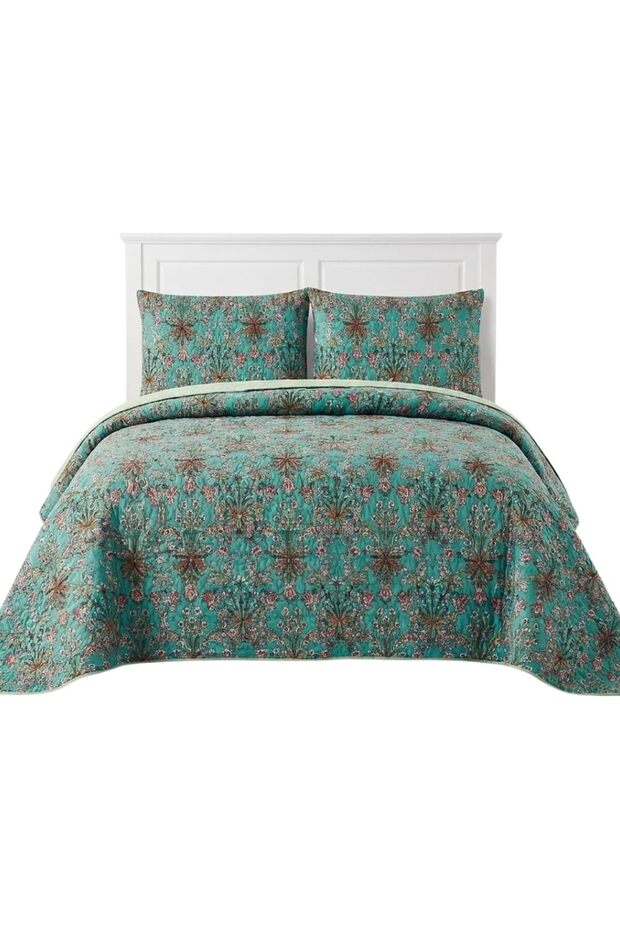 Dream Fashion Digital Print King Size Bedspread Set - 1