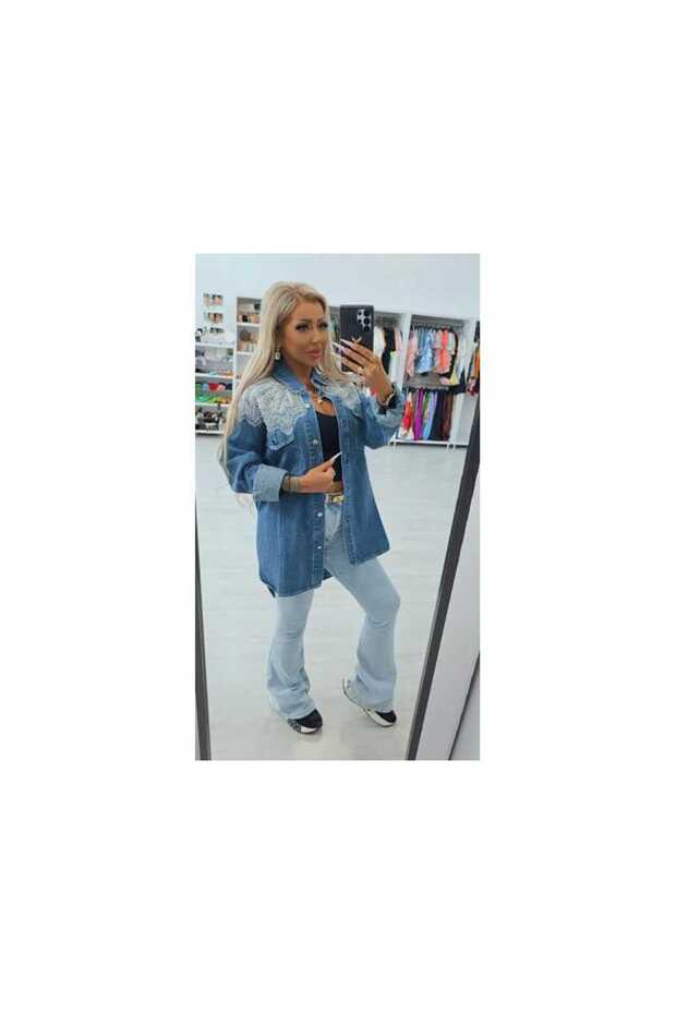 HELOISSE 1 BLUE JACKET - BLUE, ONE SIZE - 1