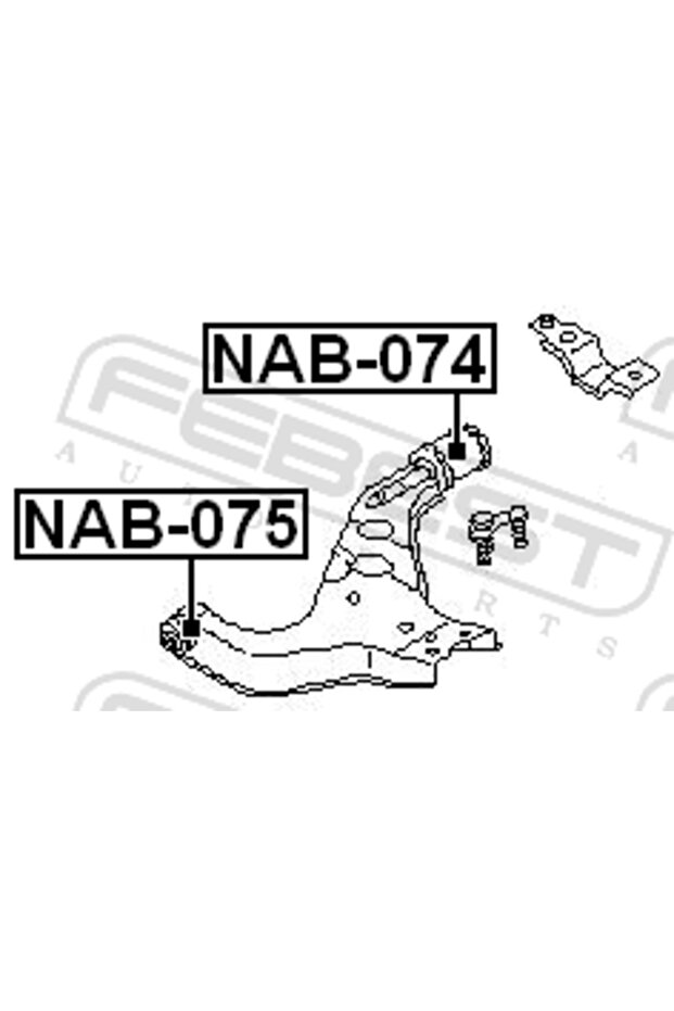 جلبة أمامية، ذراع تحكم أمامي - NAB-075 - 3