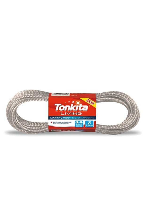 Clothes Line 20m – Plastic-Coated Steel Washing Line – Anti-Rust, Water-Resistant & Durable