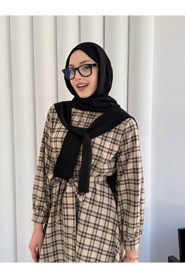 Kuşaklı Elbise - 2