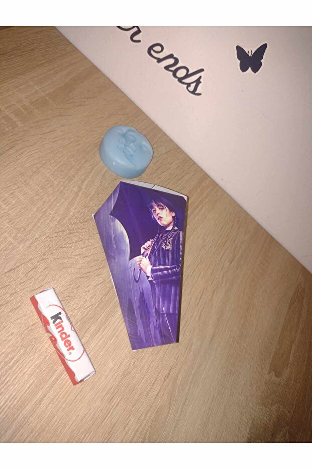 Wednesday Theme Cake Slice - 1