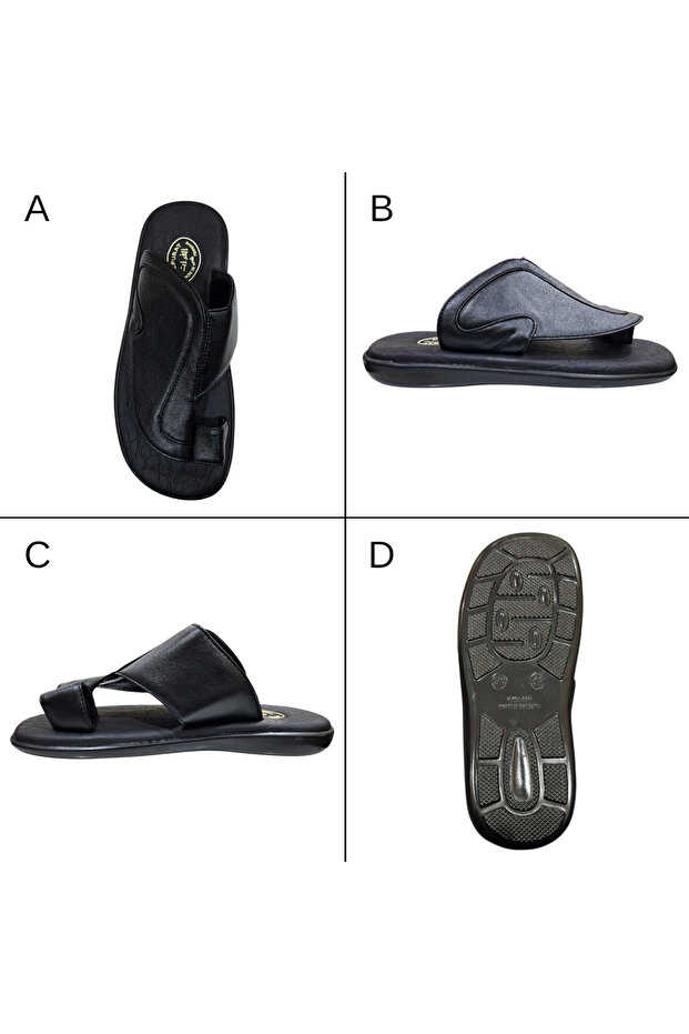 Lida Premium Turkish Leather Sandals, Slip-On, Medical shoes - 3