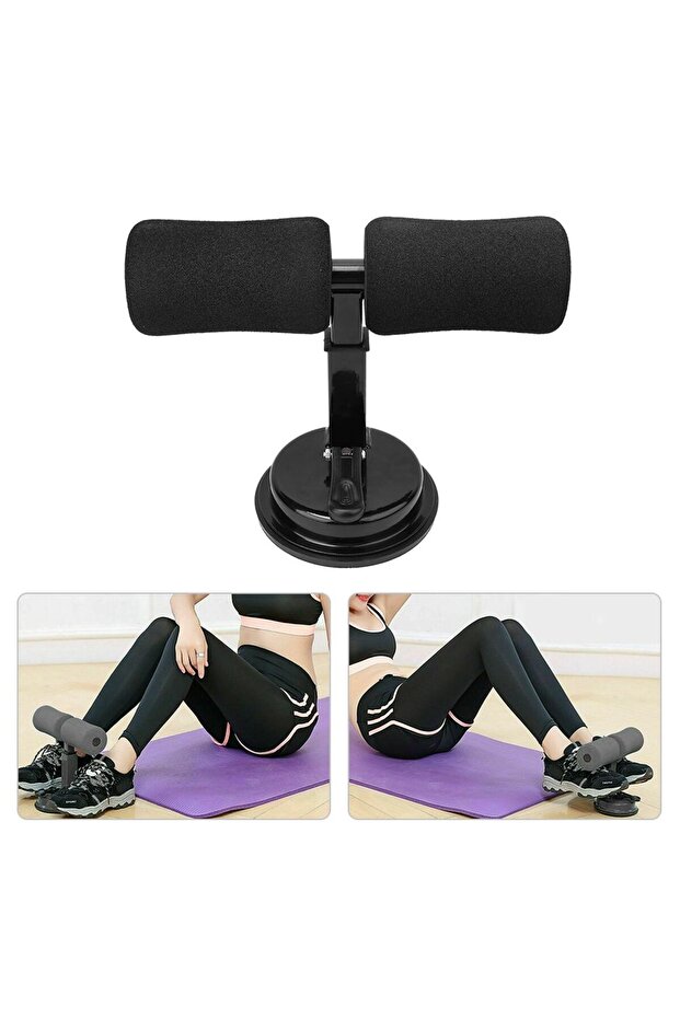Abdominal exercise support with suction base - 2