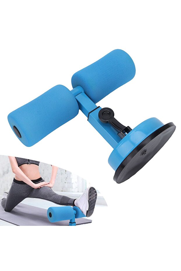 Abdominal exercise support with suction base - 1