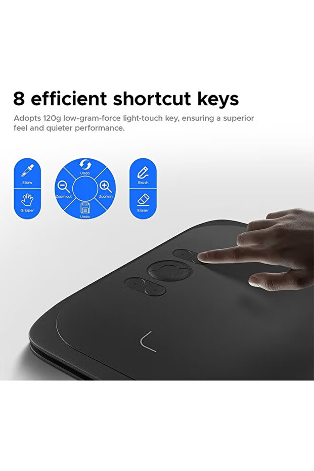 Drawing Tablet,UGEE M808 10x6 Inch, Digital Art Tablet for Drawing, Design, Online Teaching - 4