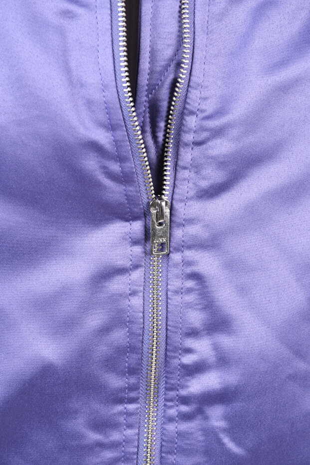 Satin Bomber Jacket - 4