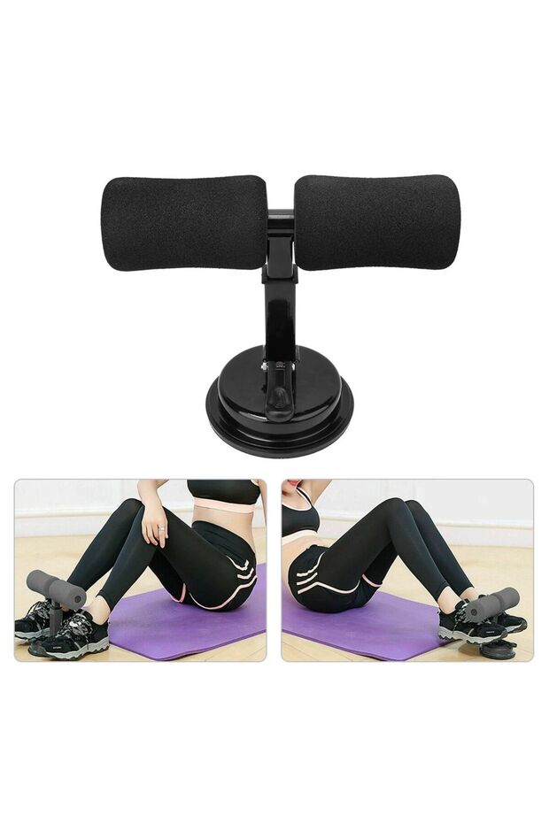 Abdominal exercise support with suction base - 2