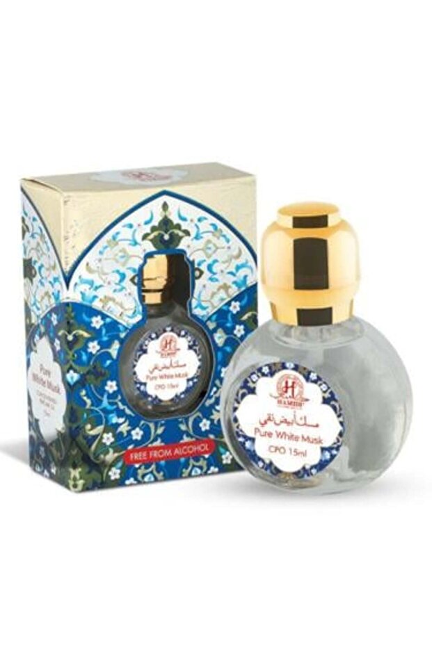 زيت عطر المسك الأبيض النقي - 15 مل