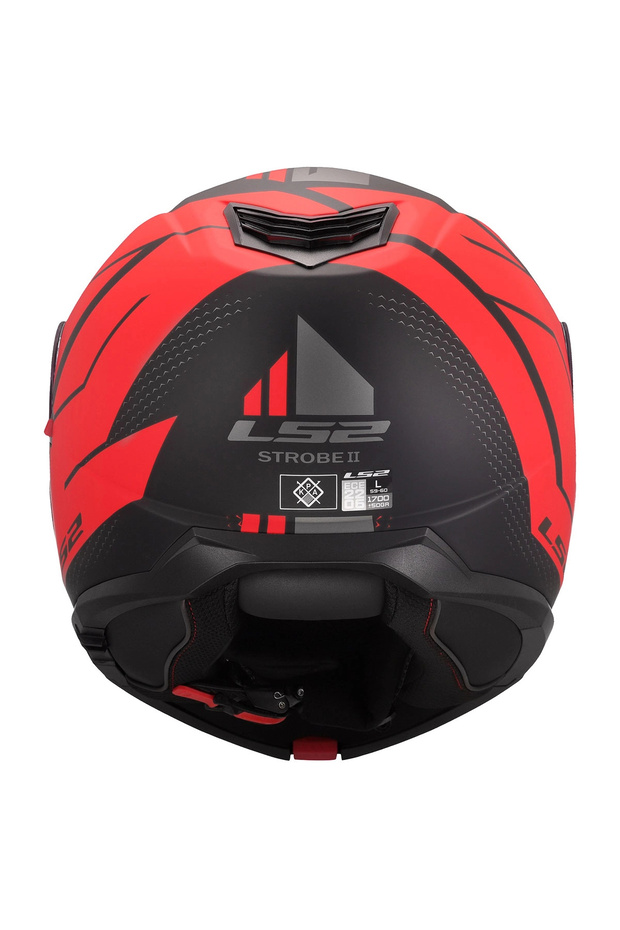 STROBE 2 CODE MAT SİYAH-KIRMIZI KASK - 4