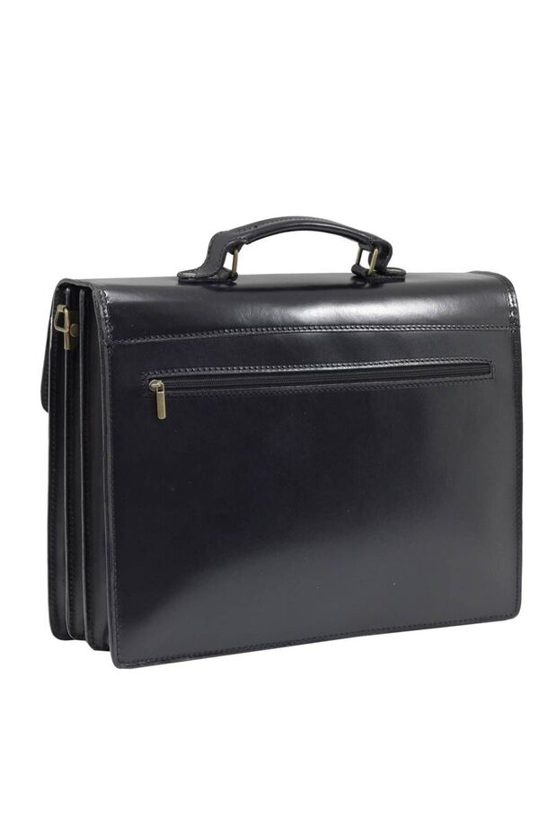 Genuine leather briefcase S115 - 2