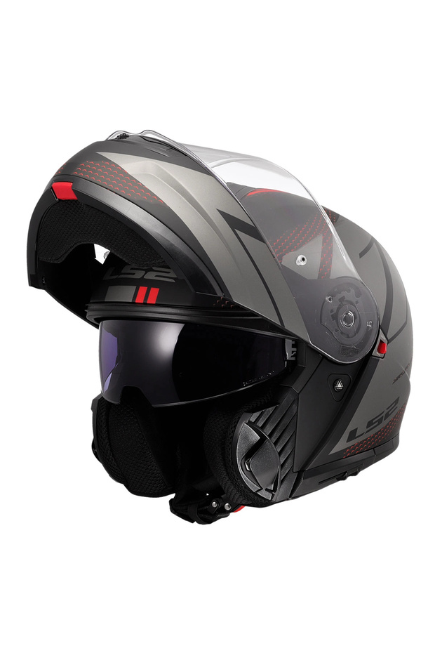 STROBE 2 CODE MAT SİYAH-GRİ KASK - 2