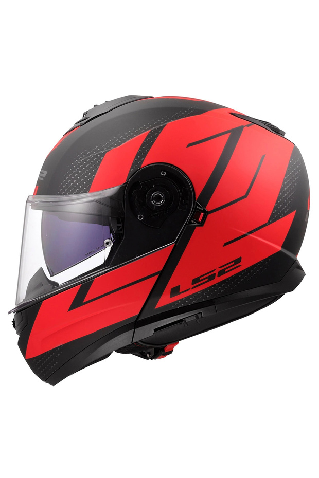 STROBE 2 CODE MAT SİYAH-KIRMIZI KASK - 3