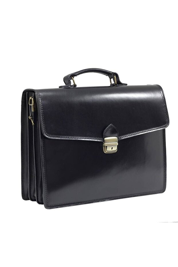 Genuine leather briefcase S115 - 1