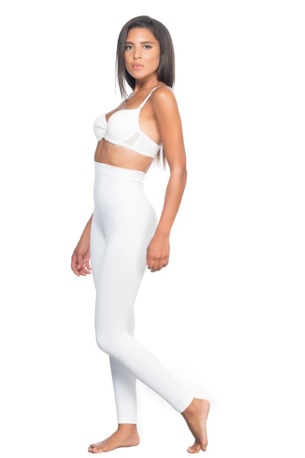 Women's High Waist Anti Cellulite Leggings Belly Shaping / Sculpting Slimming Shaper - 3