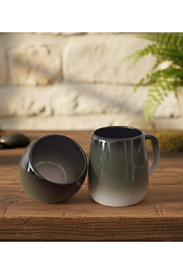 Handmade Ceramic Mug and Sugar Bowl Set, Handcrafted Ceramic Cup and Sugar Bowl Set, Seramik Kupa - 1