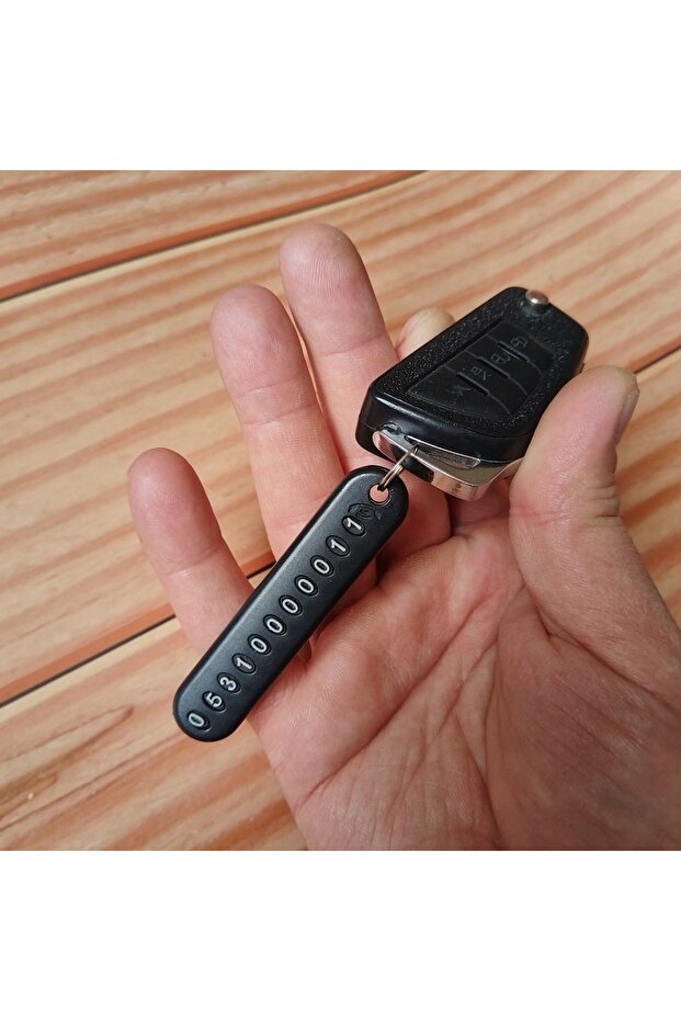 Araba anahtarlık numaratör (cep no numaratörü) - 3