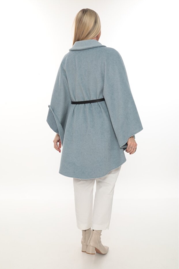 MAVİ KAŞE PANÇO - 6