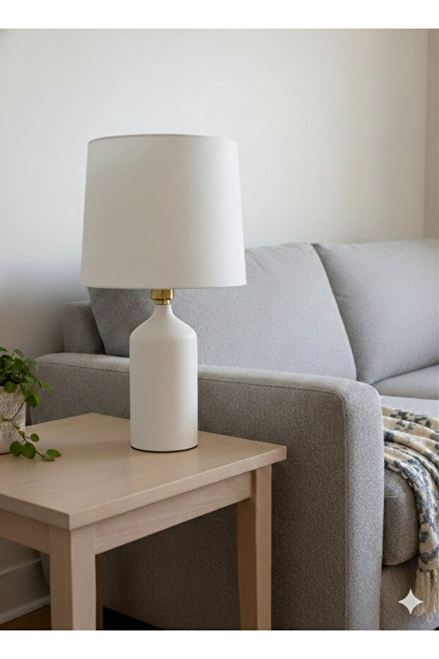 LUMİN MODERN ABAJUR ( E27 Rustik Ampül HEDİYE ) - 1