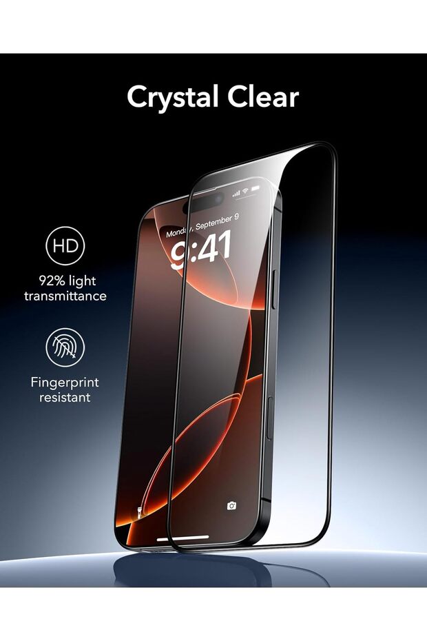 واقي شاشة لهاتف آيفون 16 برو ماكس - 8