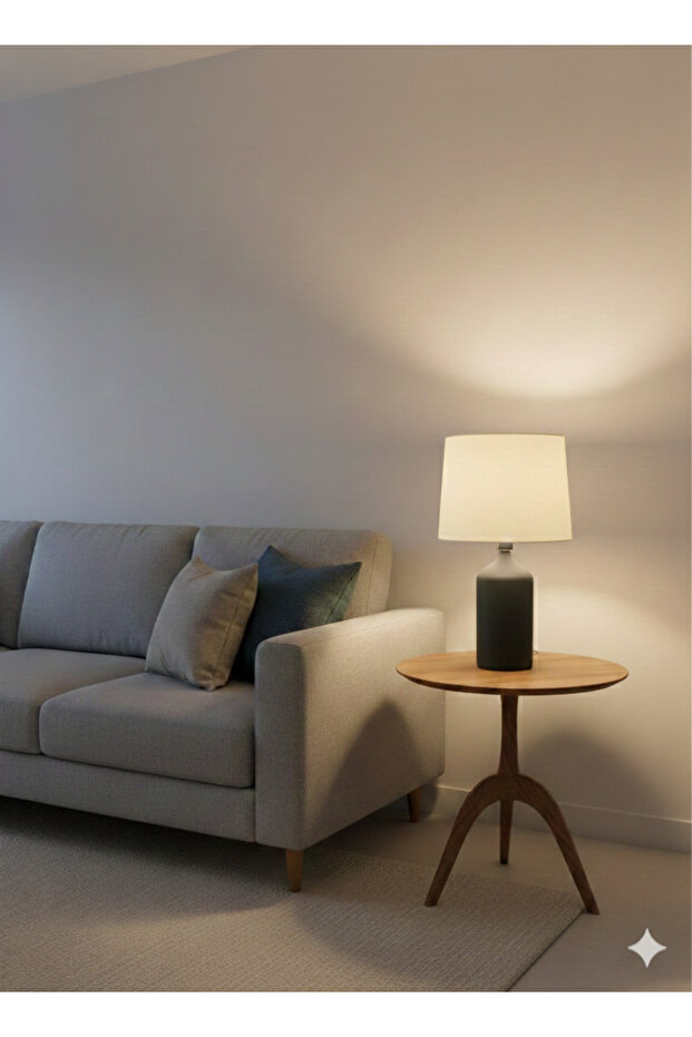 LUMİN MODERN ABAJUR ( E27 Rustik Ampül HEDİYE ) - 2