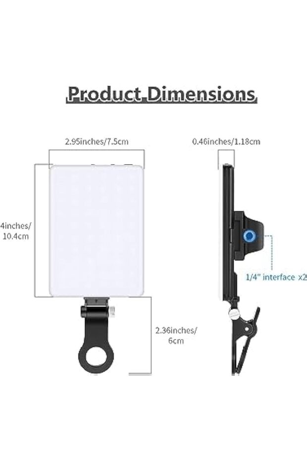 مصباح سيلفي LED من كازادورا - 2