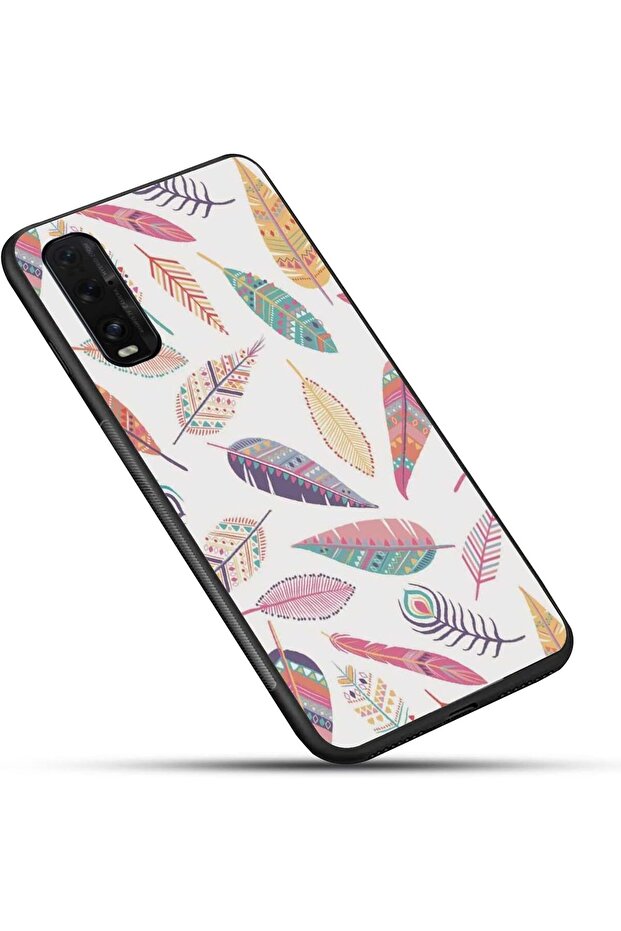 جراب حماية بنقشة أوراق الشجر لهاتف Vivo Y20 - 6