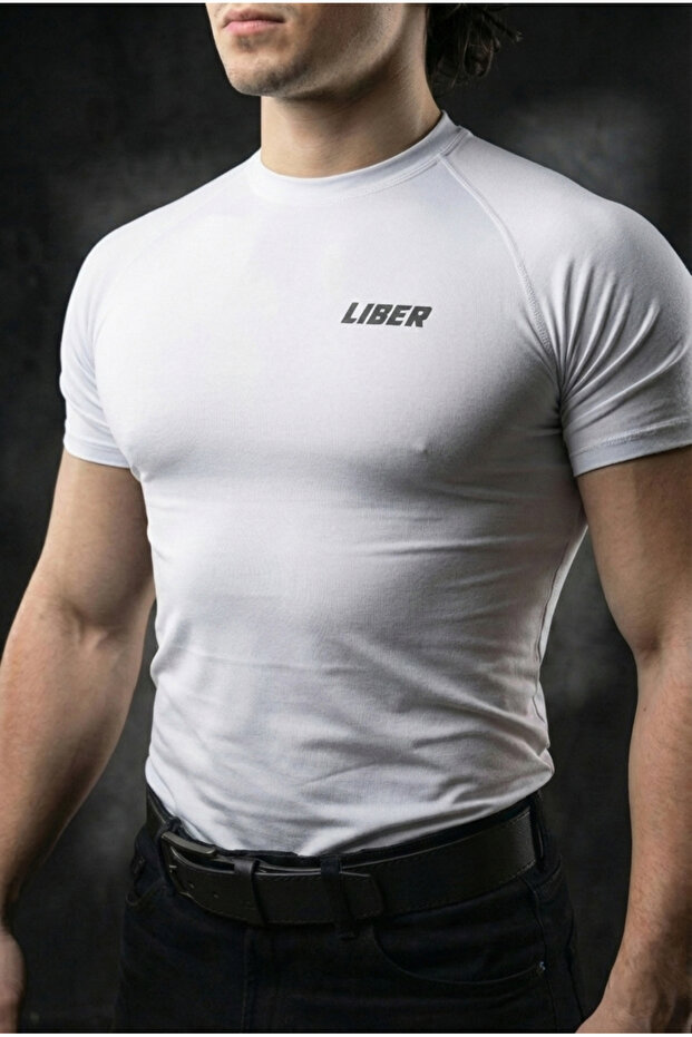 Premium Compression T-Shirt - Athlete's T-Shirt - Gym & Fitness Muscle Fit Body-Hugging - 1