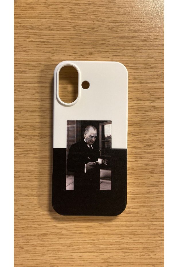 Premium Quality Launch Phone Case with Velvet Interior and Ataturk Pattern Compatible with iPhone 17