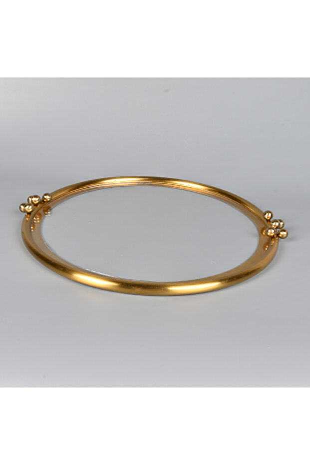 صينية تقديم شفافة من الأكريليك، 43 سم - 2