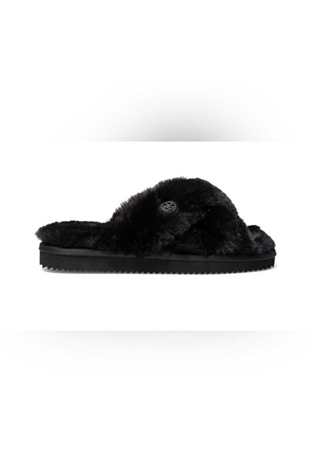Faux fur slippers, Lala Slipper, 100% polyester, rubber sole, size 38.5-39 - 1